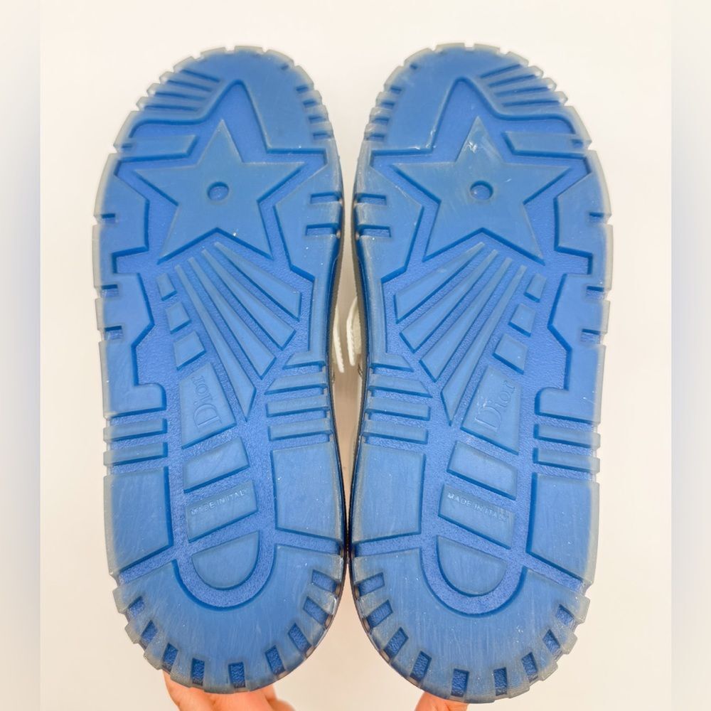 Christian Dior Dior-ID Clear Rubber Platform Sneakers White & Deep Blue EU 40.5 - Picture 8 of 14